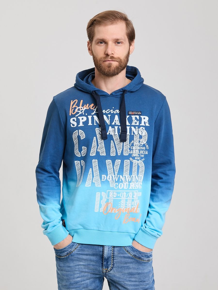 худи blue navy / summer aqua