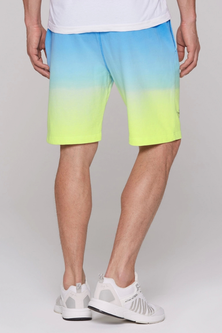 шорты трик. dip dye electric yellow