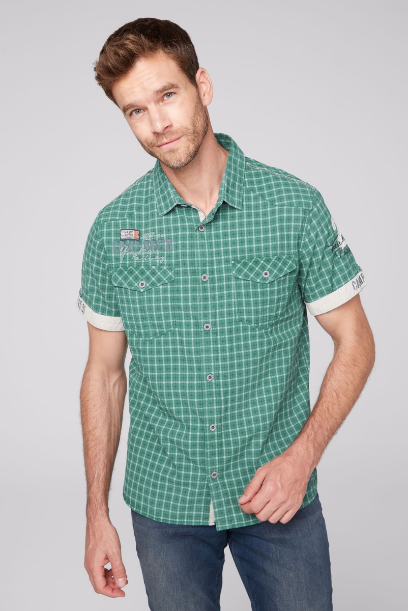 рубашка grey green