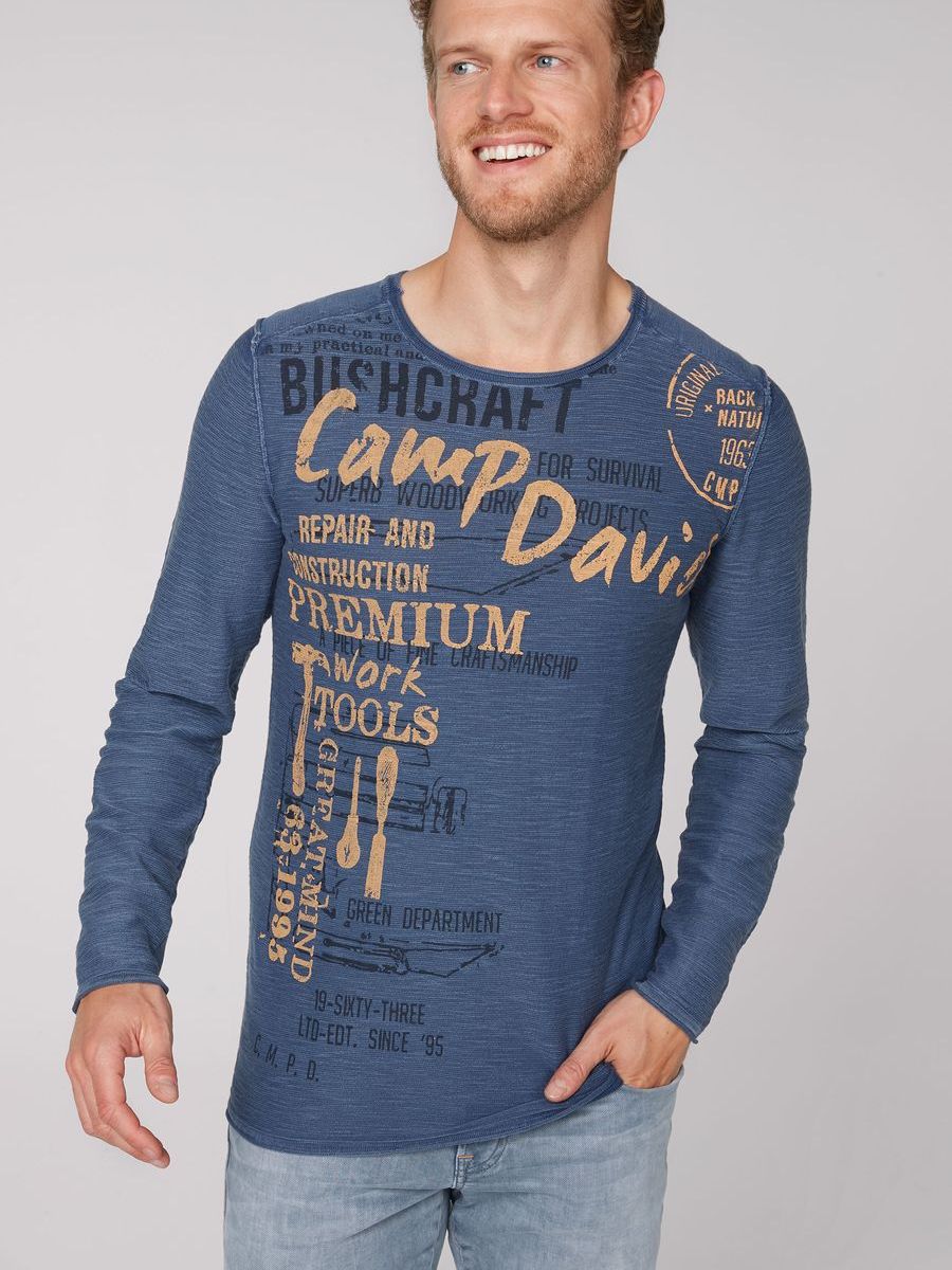 пуловер blue grey