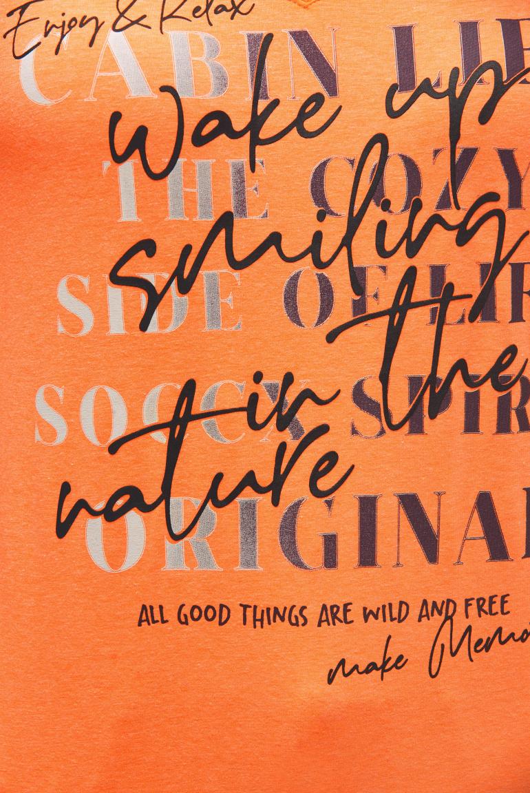 футболка brilliant orange neon