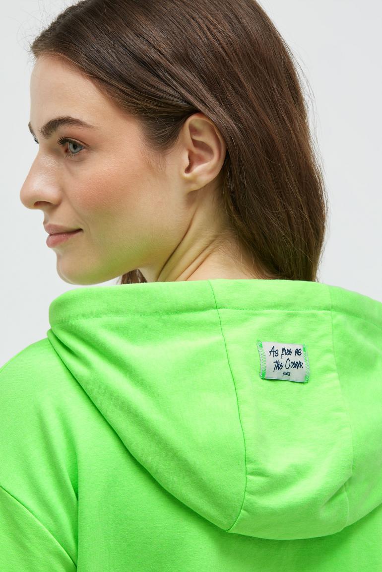 толстовка neon leaf