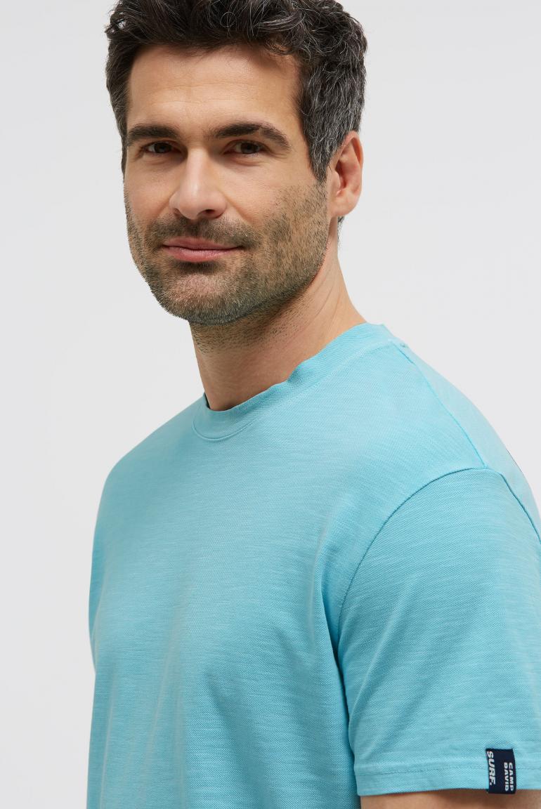 футболка relaxed fit aqua
