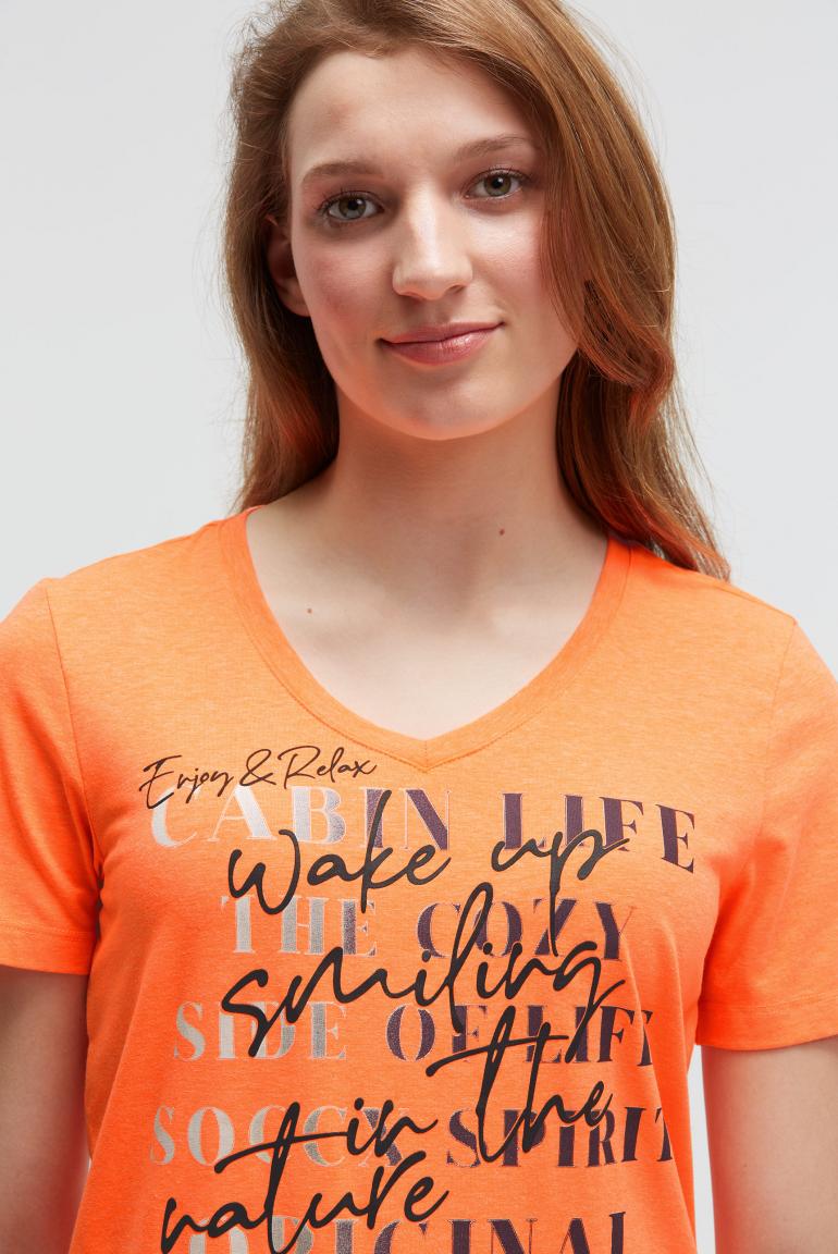 футболка brilliant orange neon