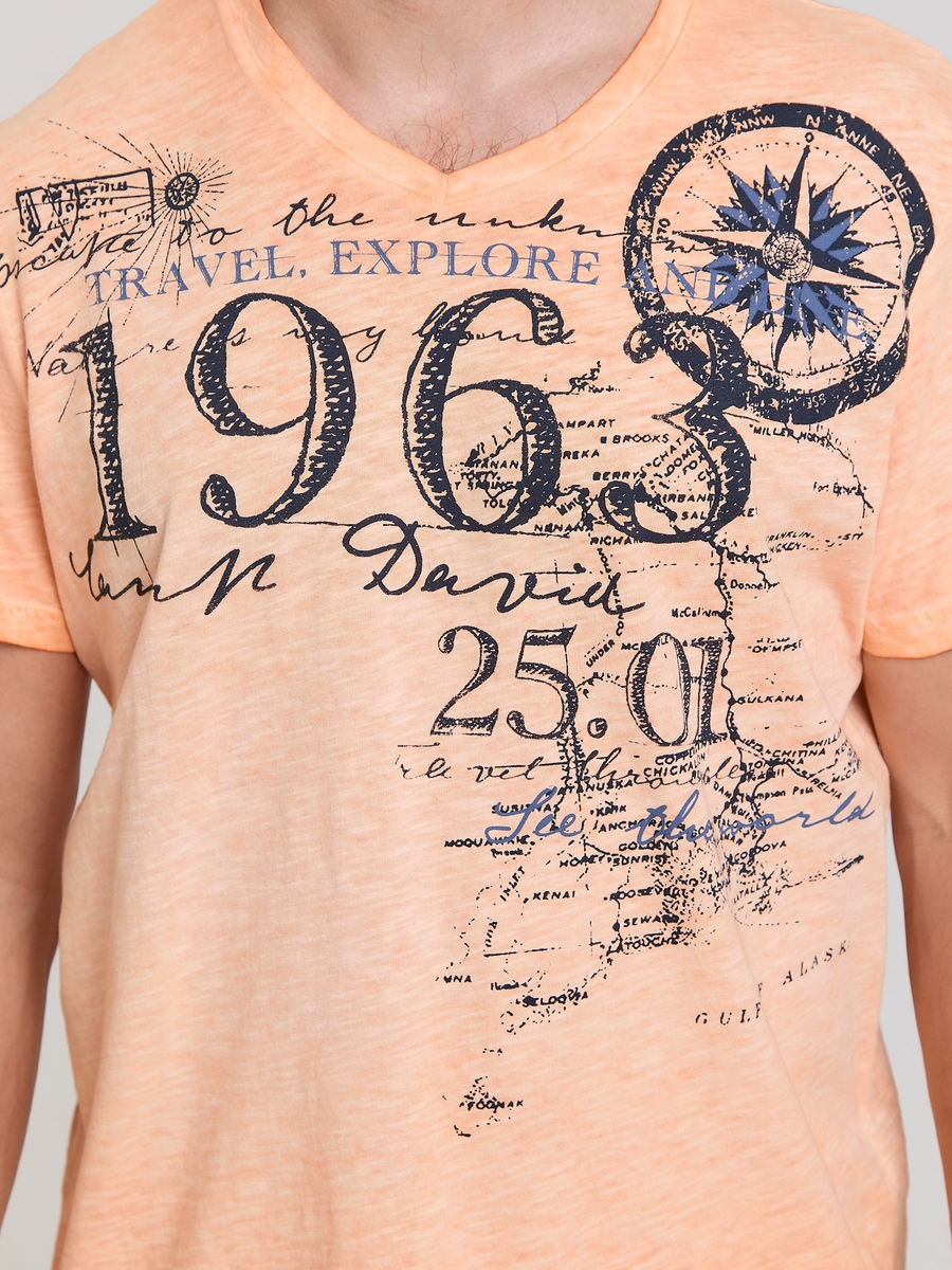 футболка orange peel