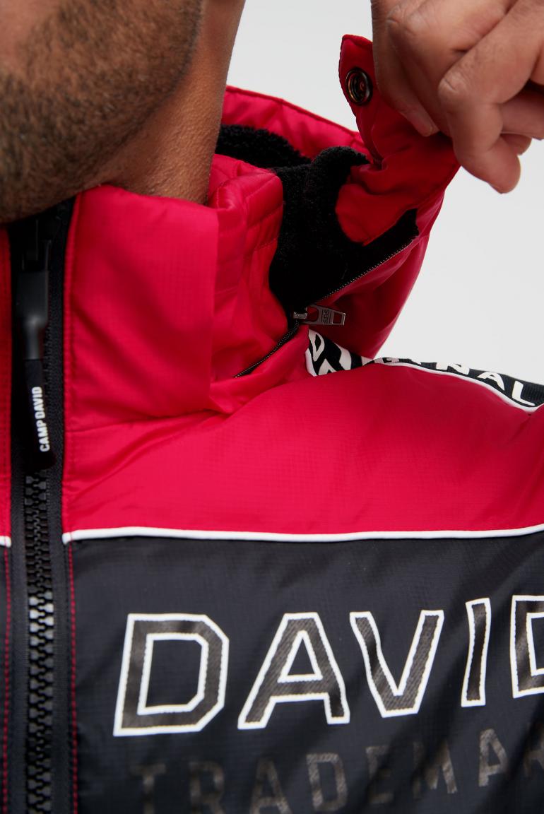 куртка bright red