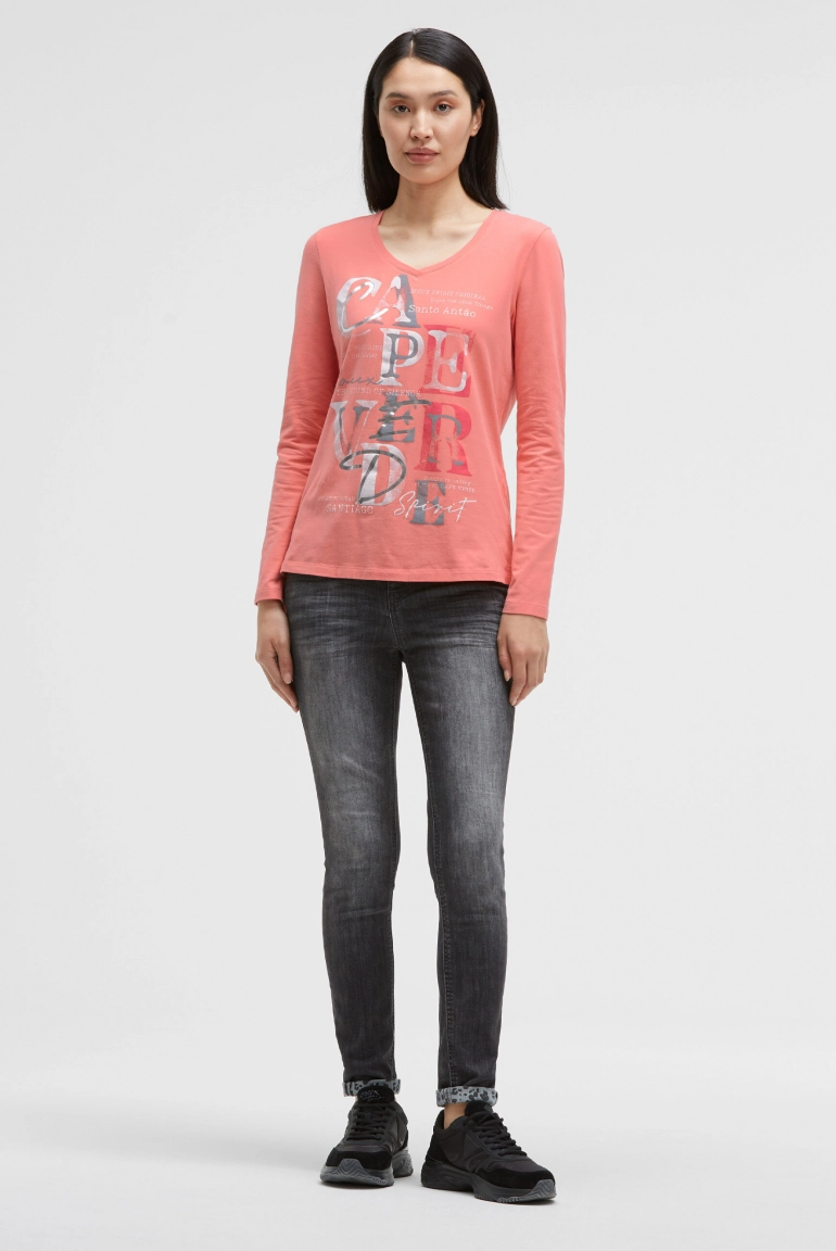 лонгслив apricot sunset