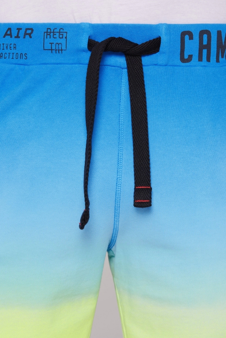 шорты трик. dip dye electric yellow
