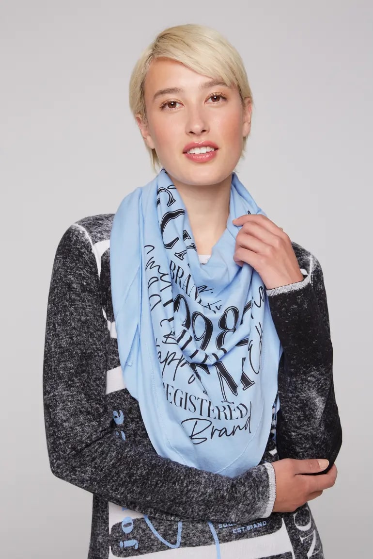 шарф cool blue