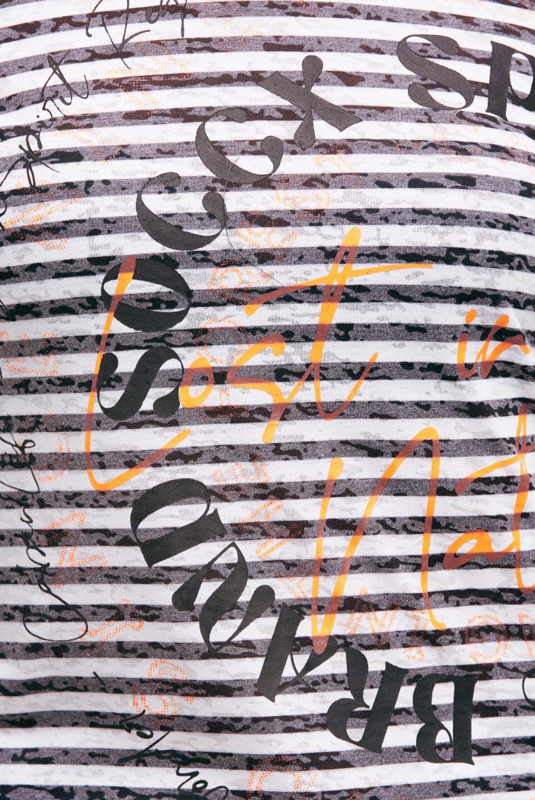 лонгслив ivory / black