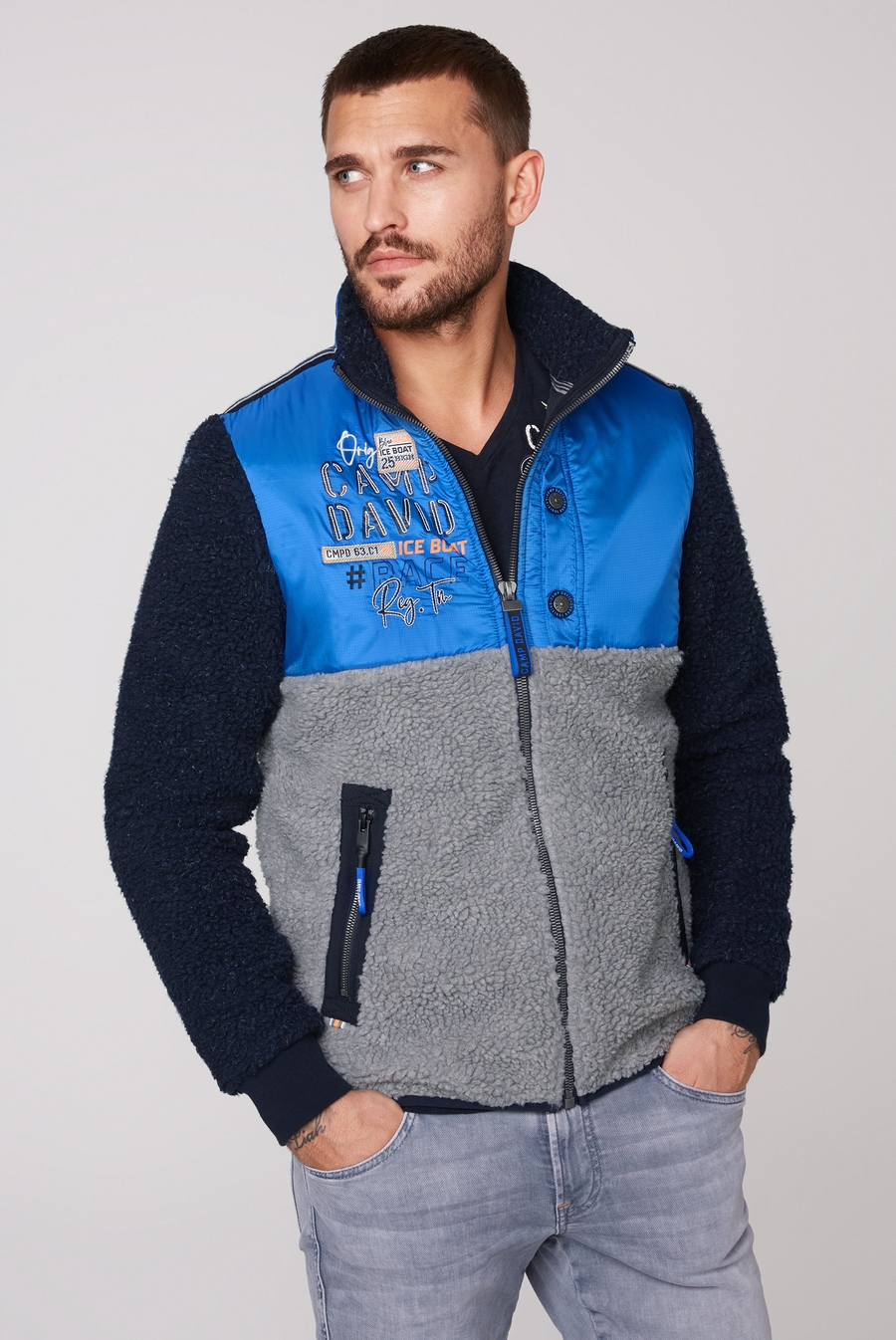 толстовка флис blue navy