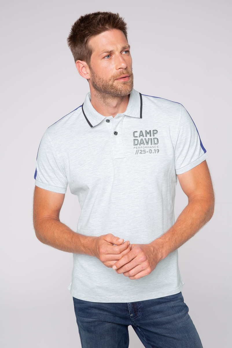 поло  white melange