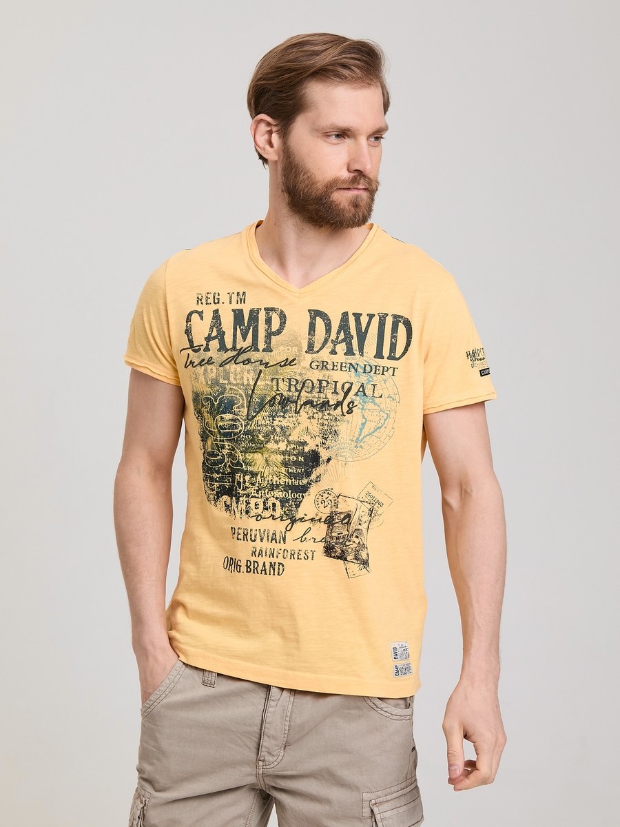 футболка  GOTS 100% mountain yellow