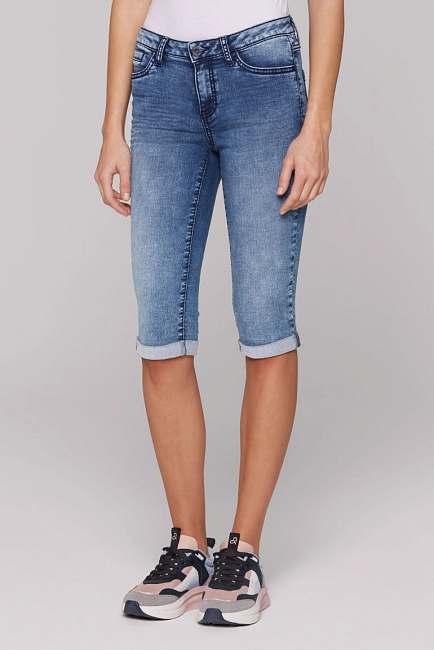 джинсы RO:MY mid blue jogg