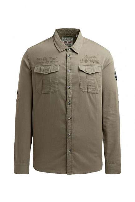 рубашка vintage khaki