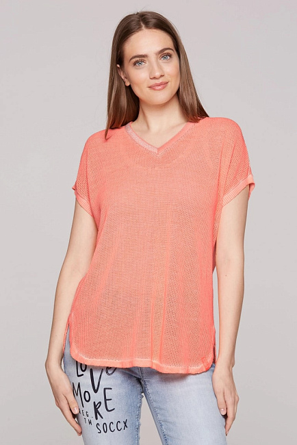 пуловер electric orange