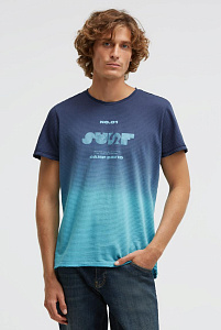 футболка dip dye aqua