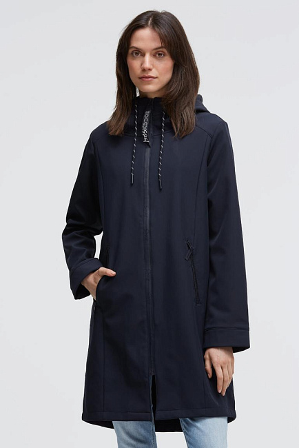 пальто softshell blue navy