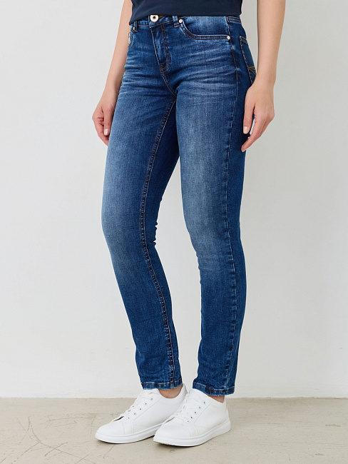 джинсы MI:RA:S125 leoprint blue vintage