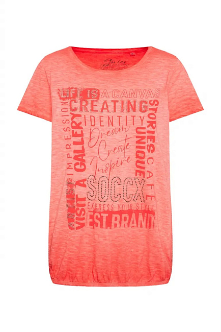 футболка juicy coral