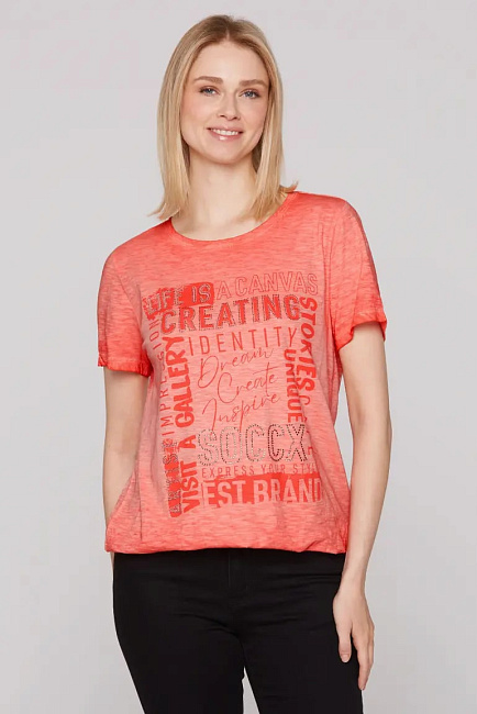 футболка juicy coral