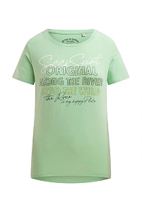 футболка milky green