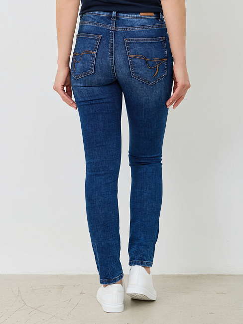 джинсы MI:RA:S125 leoprint blue vintage