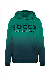 худи dip dye bottle green