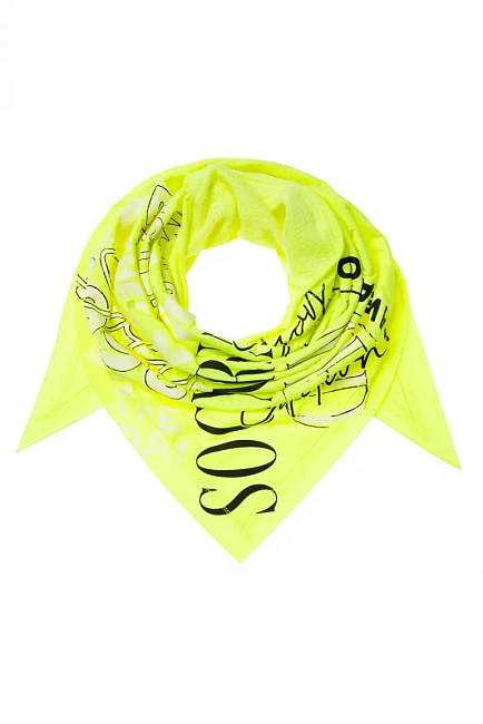шарф yellow lime