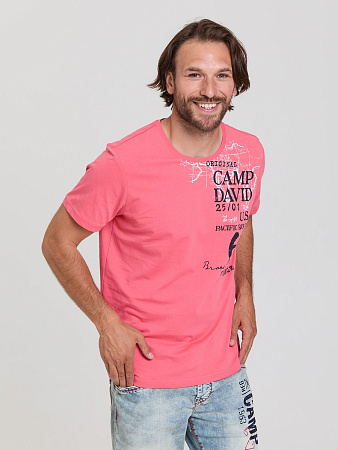 футболка sunset red CR9999-3485-82 CAMP DAVID купить в Москве в Кутюрье | T-Shirts