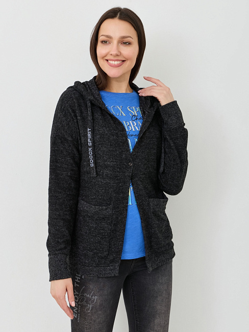 кардиган black melange