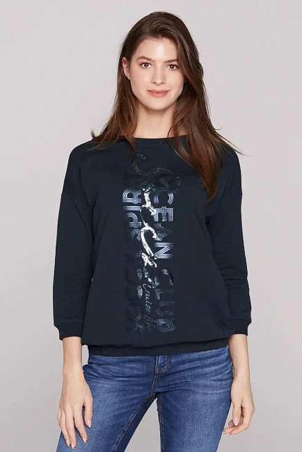 свитшот oversize blue navy