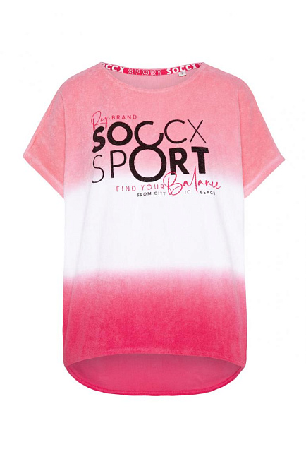 свитшот oversize light coral pink / coral pink