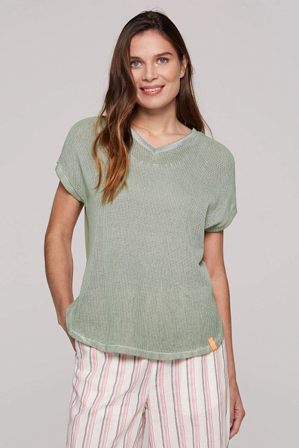 пуловер faded olive