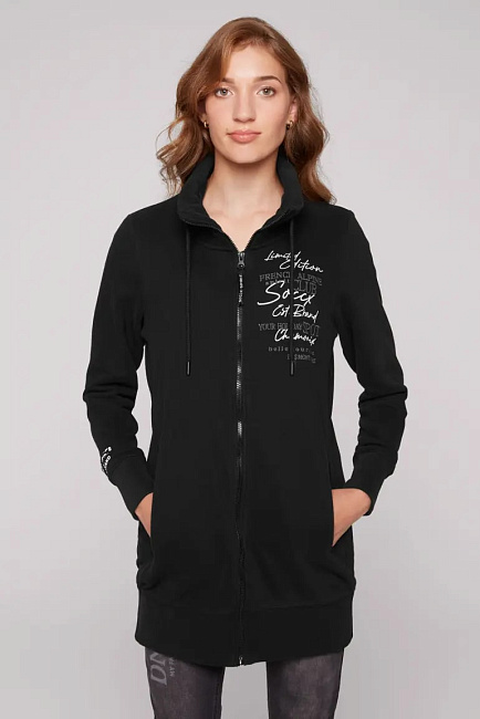 джемпер удлиненный black