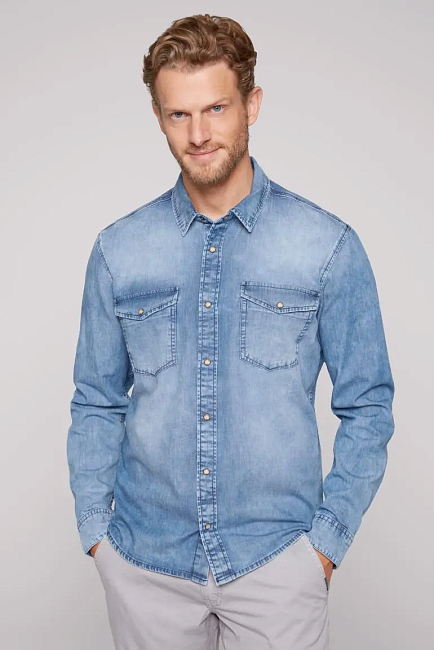 рубашка denim light blue bl.